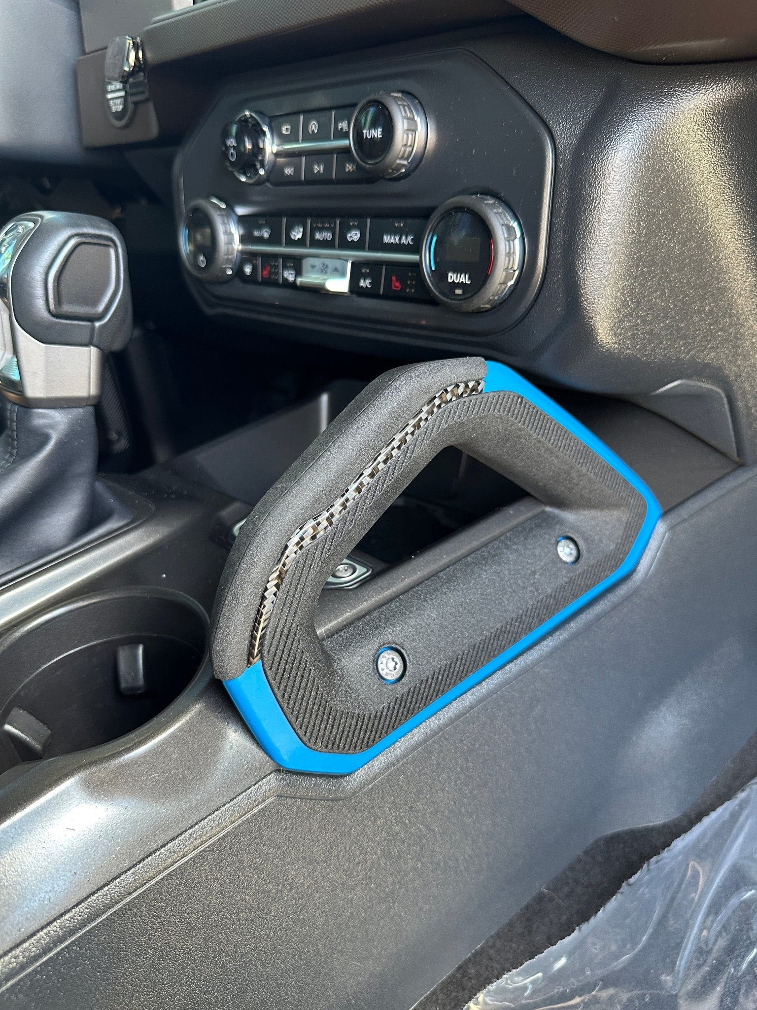 Center Console Grab Handle Line Accent Trim Fits 2021 - 2026 Ford Bronco - Speedlogix
