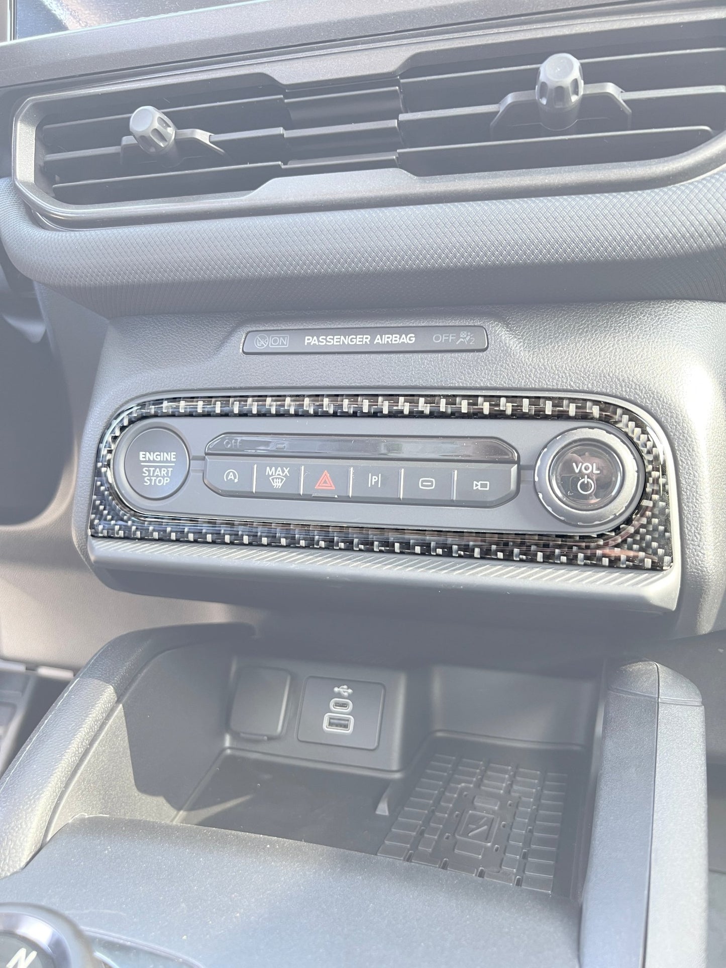 Center Control Accent Trim Fits 2025 - 2026 Ford Bronco Sport - Speedlogix