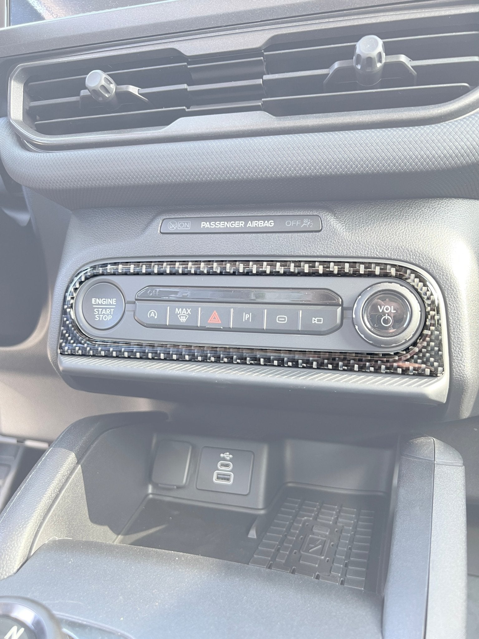 Center Control Accent Trim Fits 2025 - 2026 Ford Bronco Sport - Speedlogix