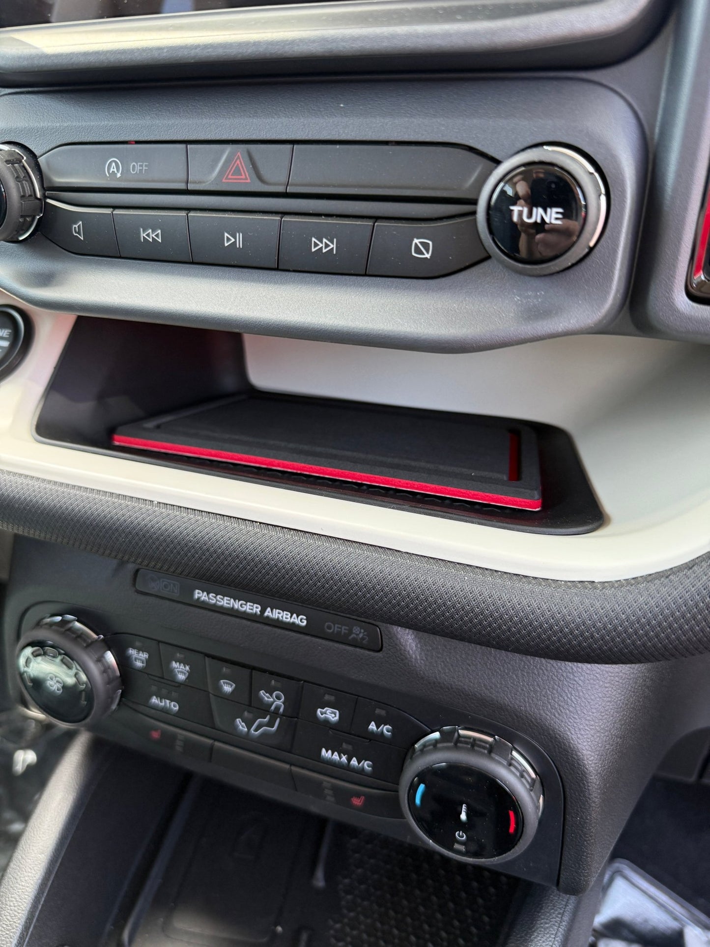 Center Dash Cubby Foam Inserts Fits 2021 - 2026 Ford Bronco Sport - Speedlogix