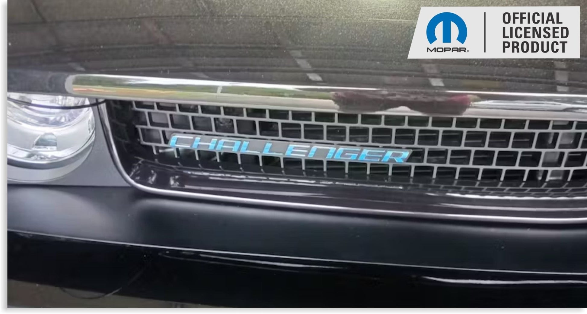 CHALLENGER Grille Emblem Overlay Decal - 2008 - 2014 Challenger - Speedlogix