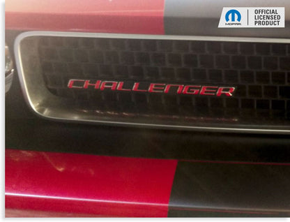 CHALLENGER Grille Emblem Overlay Decal - 2008 - 2014 Challenger - Speedlogix