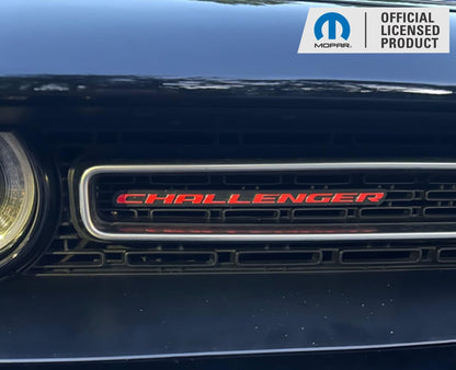 CHALLENGER Grille Emblem Overlay Decal - 2015 - 2023 Challenger - Speedlogix
