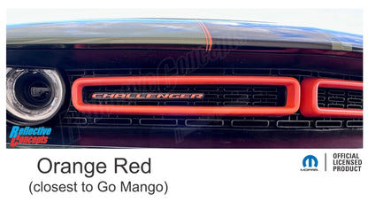 CHALLENGER Grille Emblem Overlay Decal - 2015 - 2023 Challenger - Speedlogix