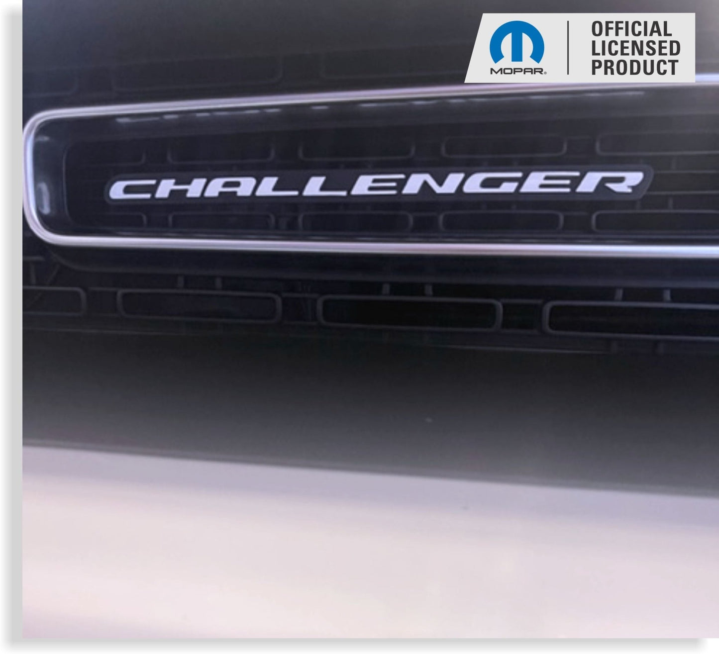 CHALLENGER Grille Emblem Overlay Decal - 2015 - 2023 Challenger - Speedlogix