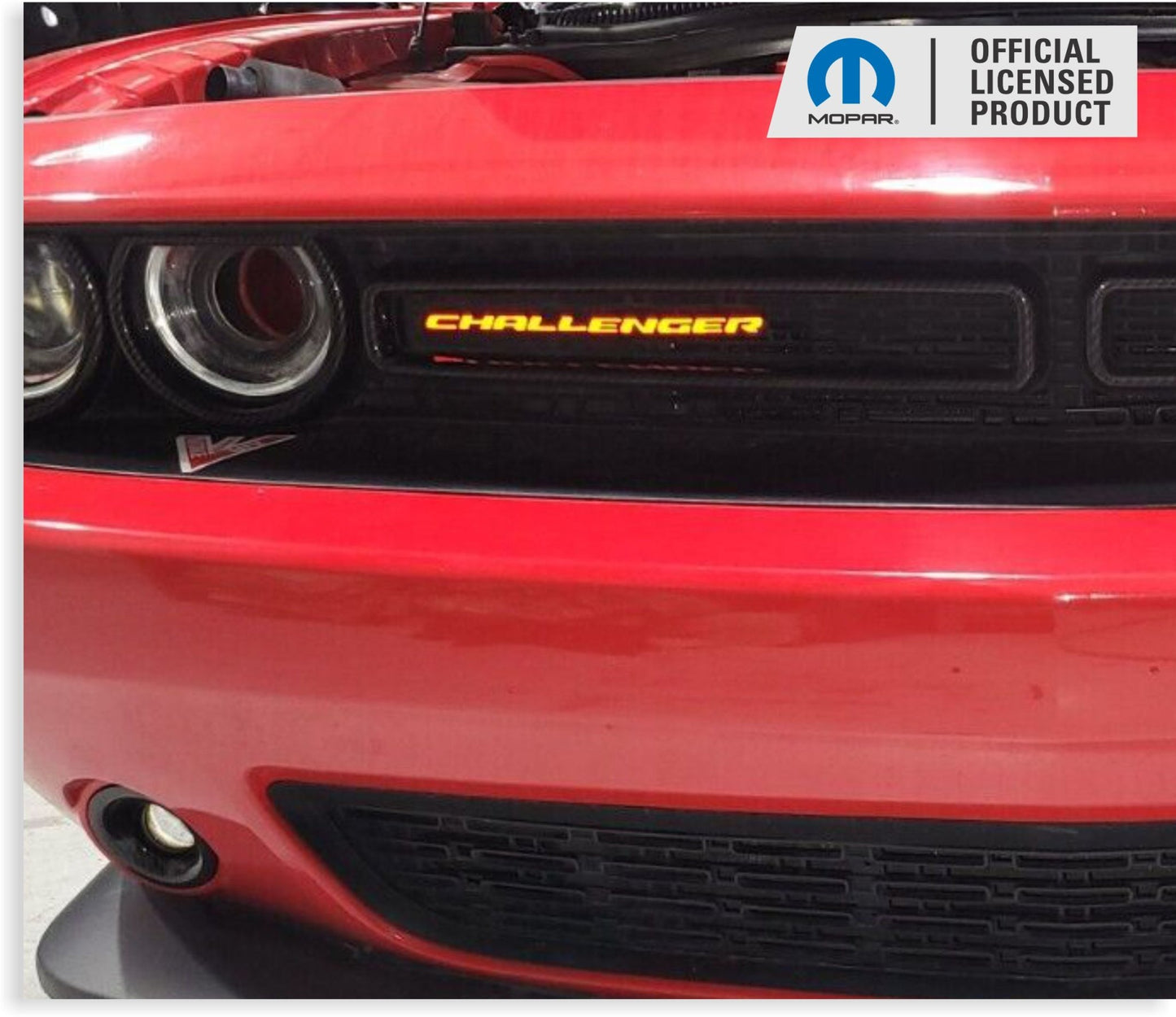CHALLENGER Grille Emblem Overlay Decal - 2015 - 2023 Challenger - Speedlogix