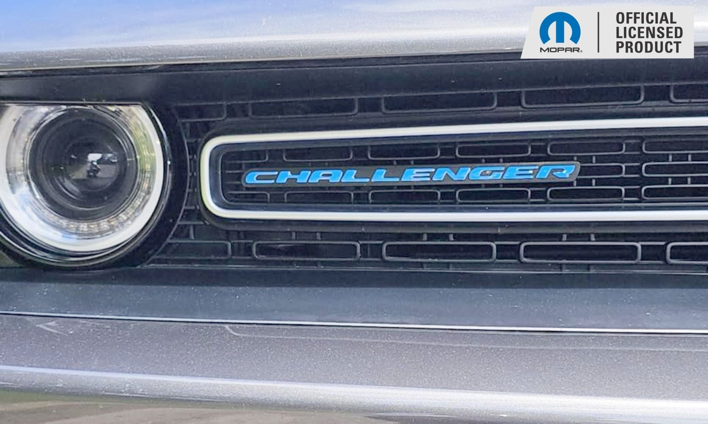 CHALLENGER Grille Emblem Overlay Decal - 2015 - 2023 Challenger - Speedlogix