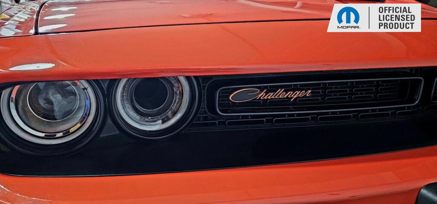 Challenger Script Emblem Overlay Decals - Speedlogix