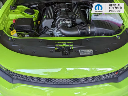 CHARGER Radiator Cover Lettering Overlay Decal - Speedlogix