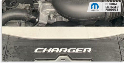 CHARGER Radiator Cover Lettering Overlay Decal - Speedlogix