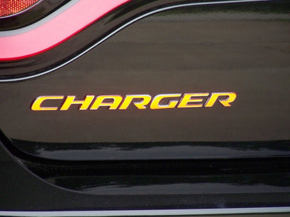 CHARGER Trunk Emblem Overlay Decal - 2015 - 2023 Charger - Speedlogix