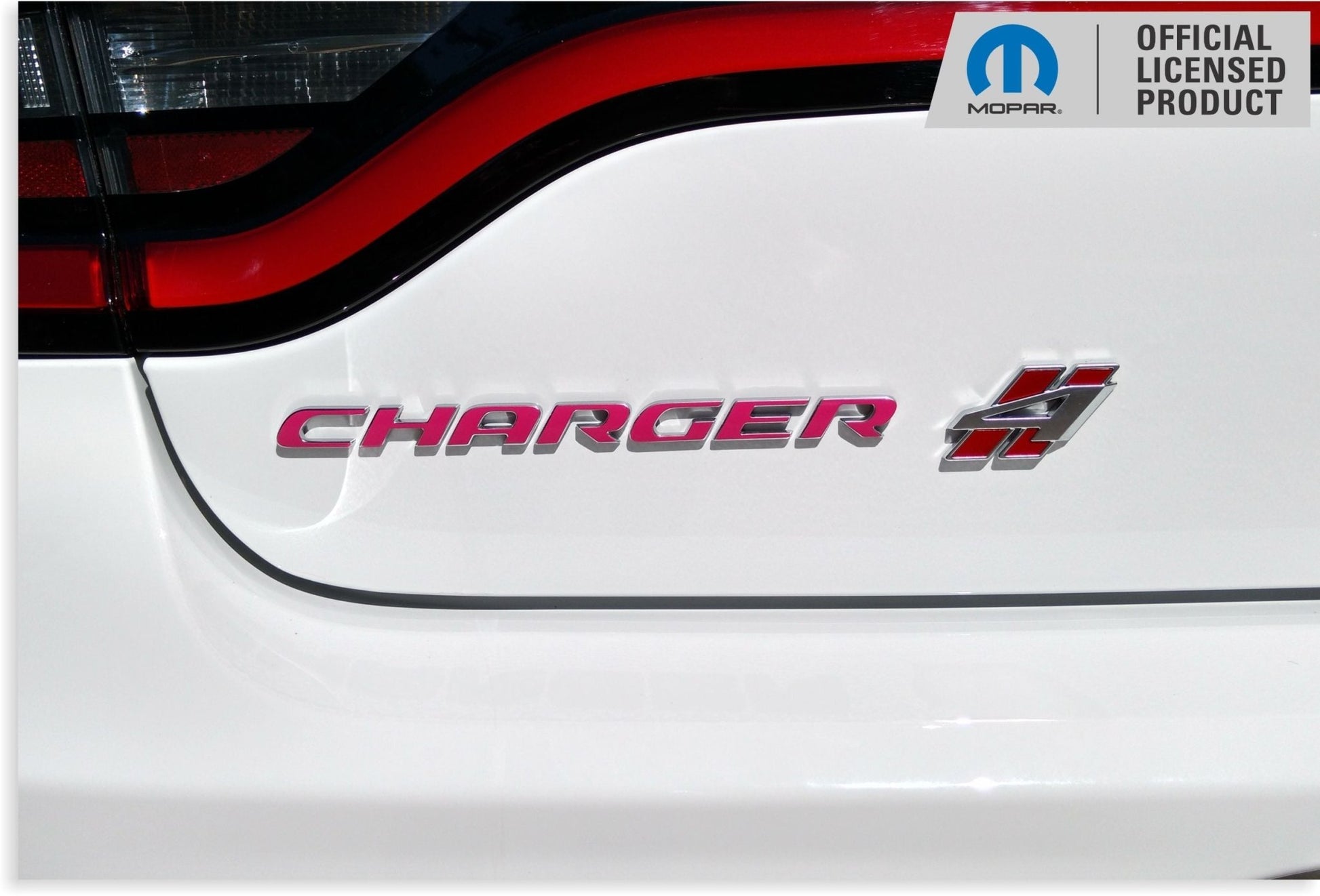 CHARGER Trunk Emblem Overlay Decal - 2015 - 2023 Charger - Speedlogix