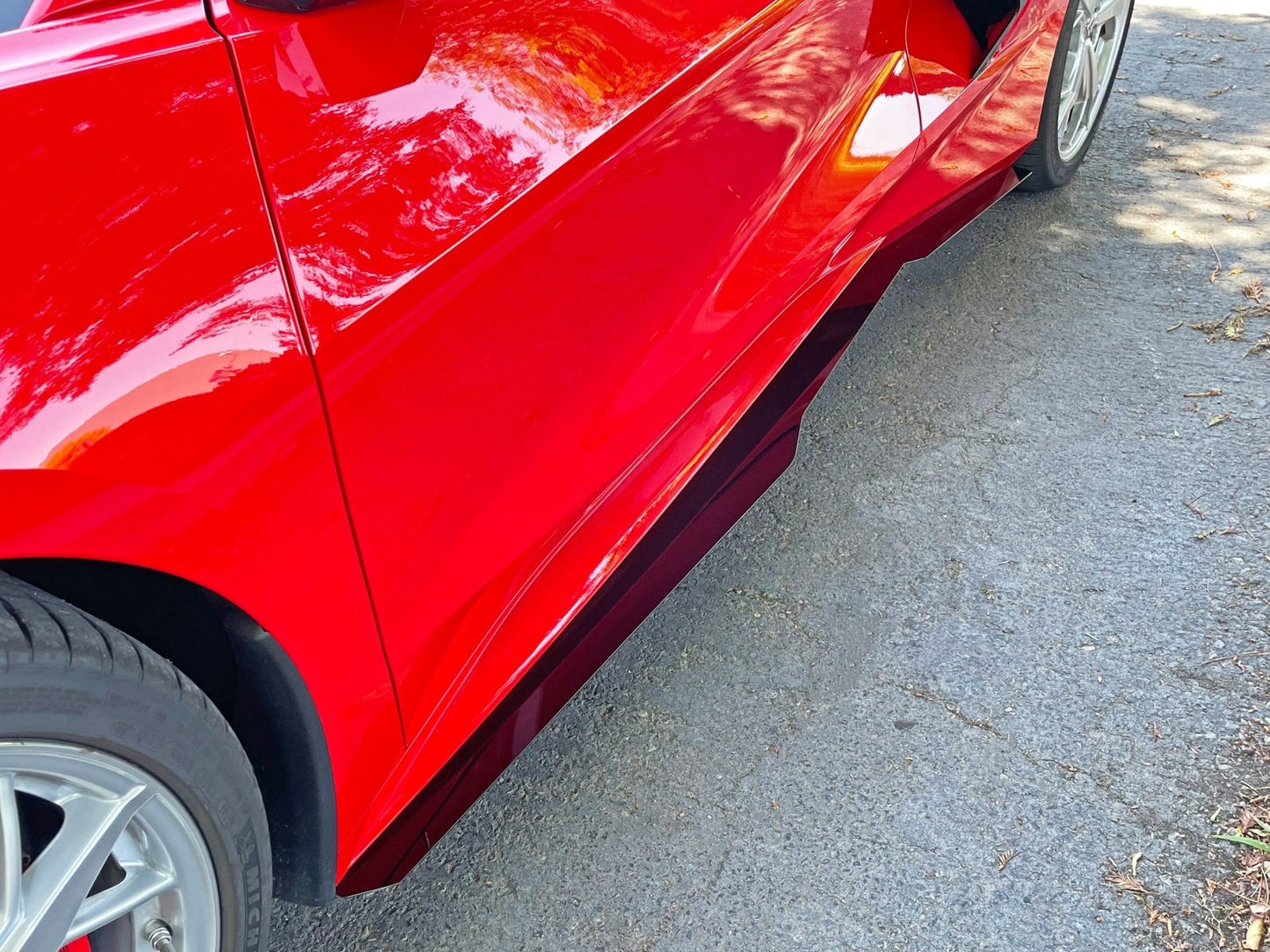 Chevrolet Corvette C8 (2020-2026) Side Skirt Extensions V1