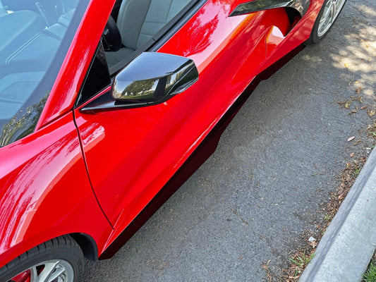 Chevrolet Corvette C8 (2020-2026) Side Skirt Extensions V1