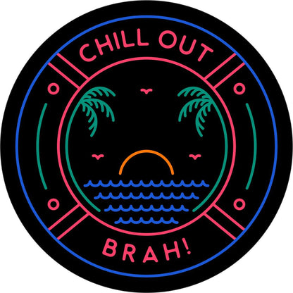 Chill Out Brah Beach Bronco Spare Tire Cover - Speedlogix