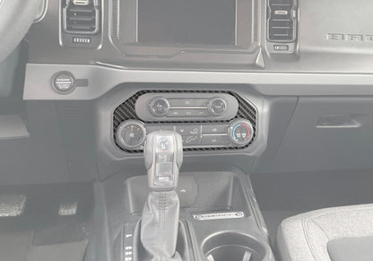 Climate Control Accent Overlay Fits 2021 - 2026 Ford Bronco - Speedlogix