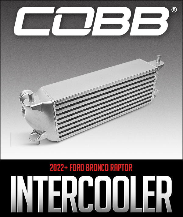 Cobb Front Mount Intercooler 2022 - 2023 Bronco Raptor - Speedlogix