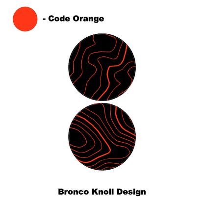 Topo Cup Holder Inserts (Printed Series + Acrylic) - 2021+ Bronco