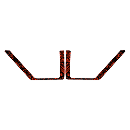 Topo Front Door Net Trim Overlay Kit (Printed Series) - 2021+ Bronco