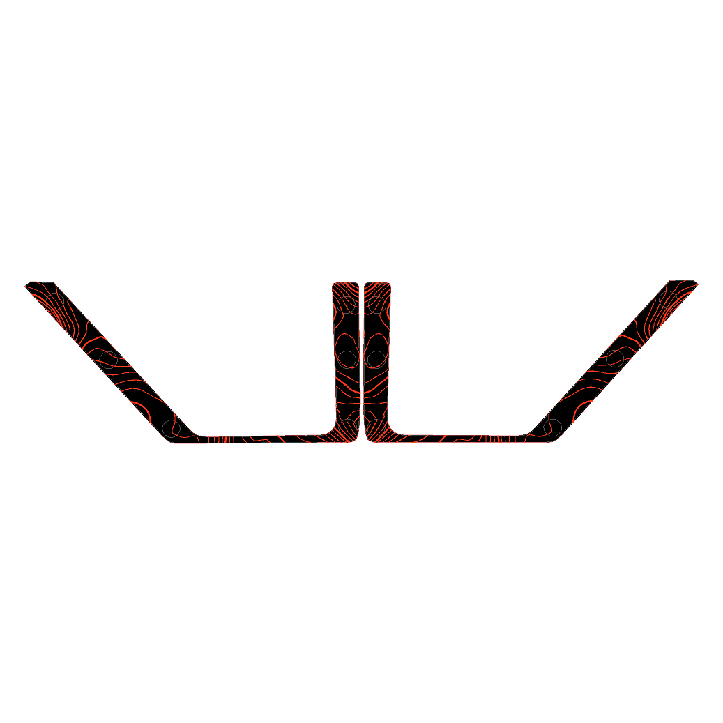 Topo Rear Door Net Trim Overlay Kit (Printed Series) - 2021+ Bronco