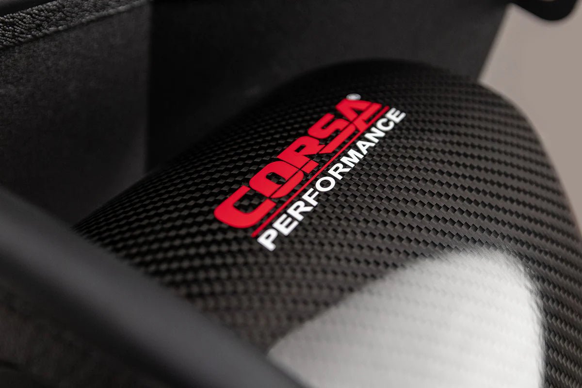 Corsa Carbon Cold Air Intake, DryTech Filter 2017 - 2023 Challenger/Charger 6.2L - Speedlogix