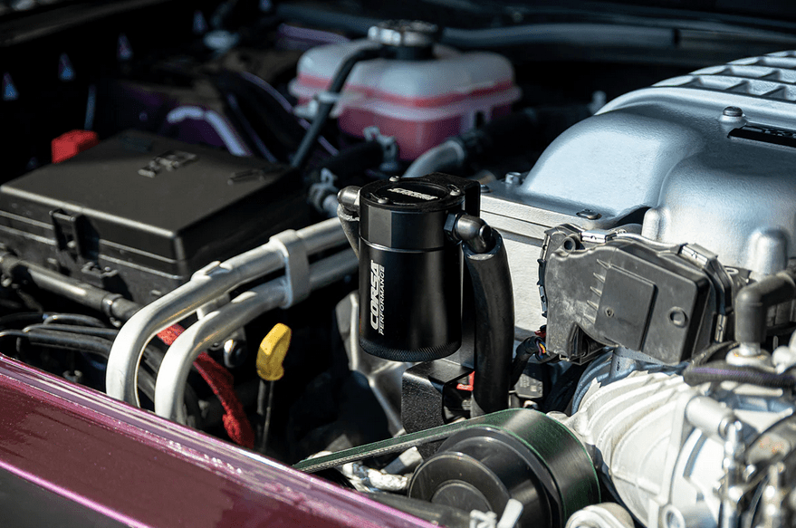 Corsa Catch Can, Black 2015 - 2023 Challenger/Charger/Durango/TrackHawk 6.2L - Speedlogix