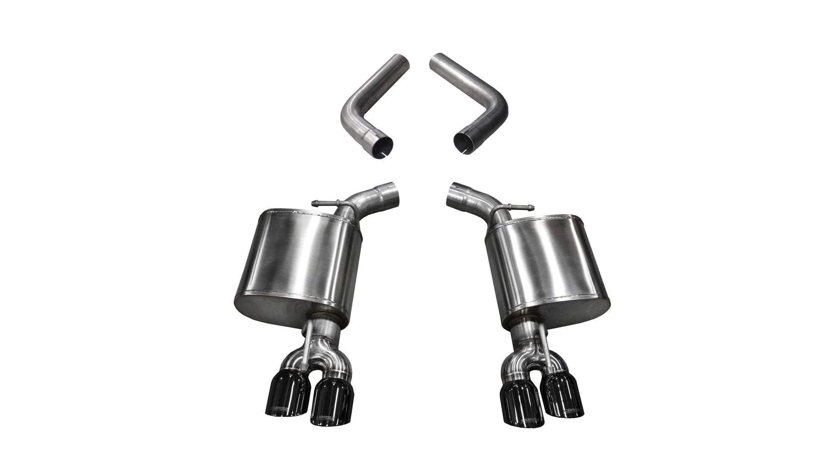 Corsa Sport Axle - Back Exhaust, Black Tips 2015 - 2023 Challenger 5.7L/6.2L/392/6.4L - Speedlogix