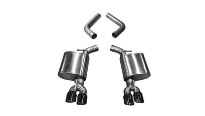 Corsa Sport Axle - Back Exhaust, Black Tips 2015 - 2023 Challenger 5.7L/6.2L/392/6.4L - Speedlogix