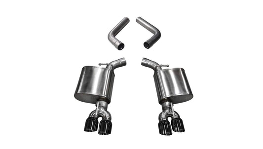 Corsa Sport Axle - Back Exhaust, Black Tips 2015 - 2023 Challenger 5.7L/6.2L/392/6.4L - Speedlogix