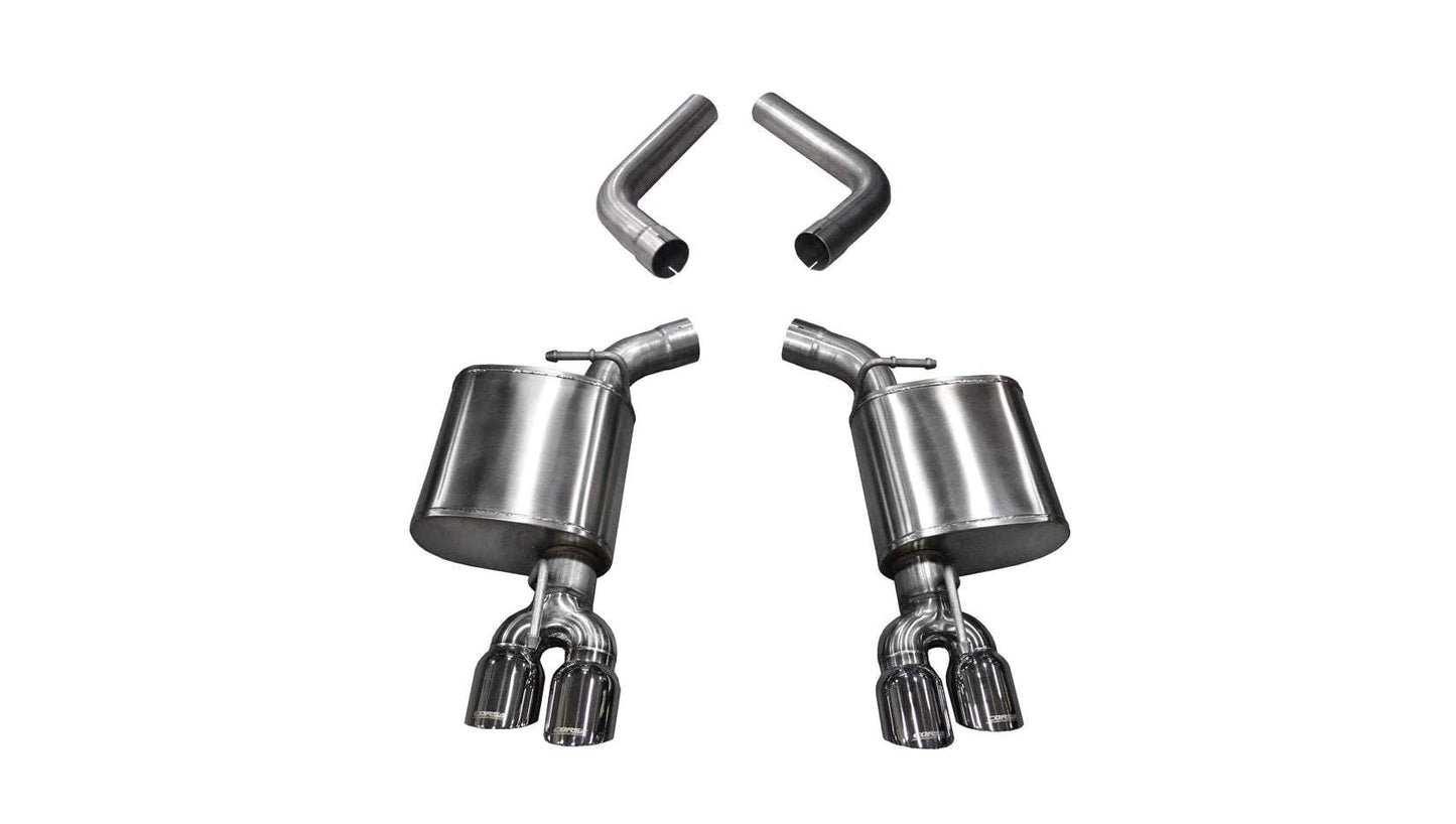 Corsa Sport Axle - Back Exhaust, Polished Tips 2015 - 2023 Challenger 5.7L/6.2L/392/6.4L - Speedlogix