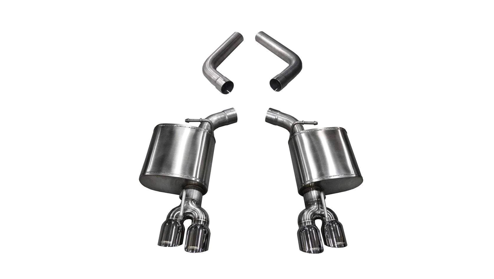 Corsa Sport Axle - Back Exhaust, Polished Tips 2015 - 2023 Challenger 5.7L/6.2L/392/6.4L - Speedlogix