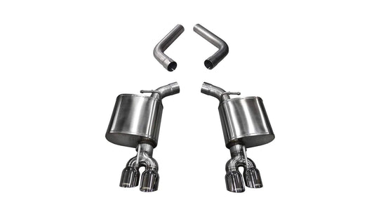 Corsa Sport Axle - Back Exhaust, Polished Tips 2015 - 2023 Challenger 5.7L/6.2L/392/6.4L - Speedlogix