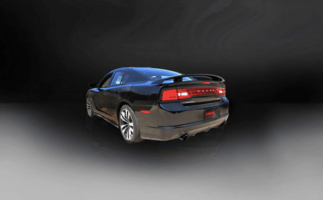 Corsa Sport Cat - Back Exhaust, Black Tips 2012 - 2014 Charger 392/6.4L - Speedlogix