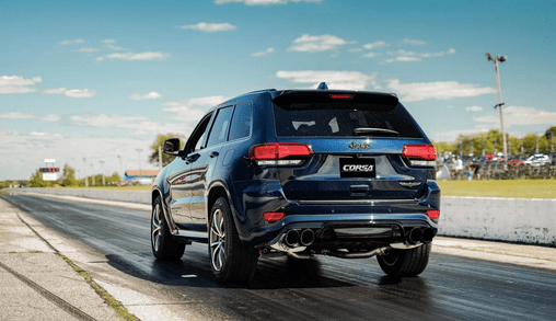 Corsa Sport Cat - Back Exhaust, Black Tips 2018 - 2021 Grand Cherokee 6.2L - Speedlogix