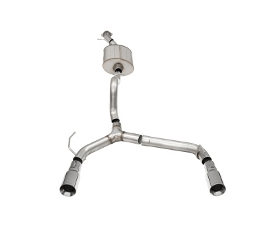 Corsa Sport Cat - Back Exhaust, Polished Tips, 2 - door 2021 - 2023 Bronco 2.7L - Speedlogix