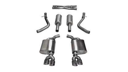 Corsa Sport Cat - Back Exhaust, Polished Tips 2015 - 2016 Challenger 5.7L - Speedlogix