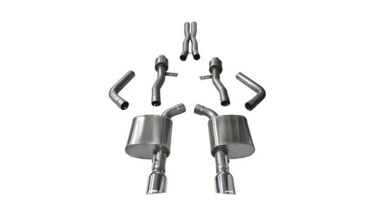 Corsa Sport Cat - Back Exhaust, Polished Tips 2015 - 2023 Charger 6.2L/392/6.4L - Speedlogix