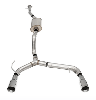 Corsa Sport Cat - Back Exhaust, Polished Tips, 4 - door 2021 - 2023 Bronco 2.3L - Speedlogix