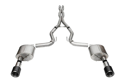 Corsa Xtreme 3" Polished Catback 2024 5.0 Mustang GT Coupe - Speedlogix