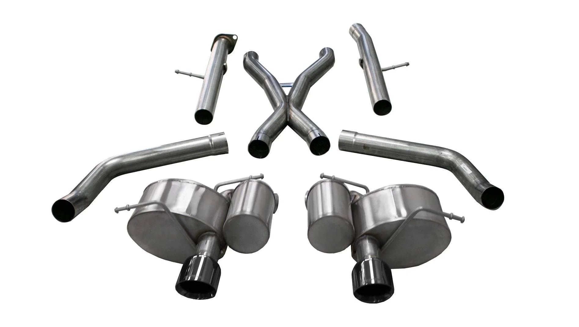 Corsa Xtreme Cat - Back Exhaust, Black Tips 2012 - 2021 Grand Cherokee 392/6.4L - Speedlogix