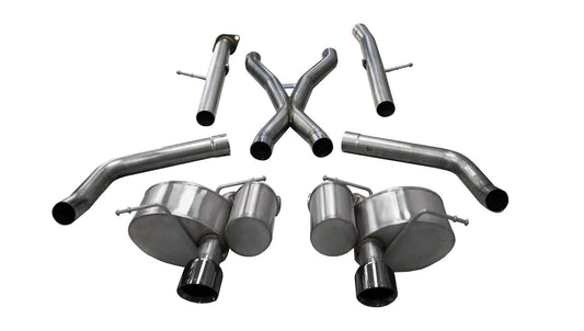 Corsa Xtreme Cat - Back Exhaust, Black Tips 2012 - 2021 Grand Cherokee 392/6.4L - Speedlogix