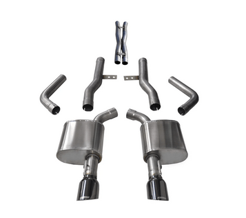 Corsa Xtreme Cat - Back Exhaust, Black Tips 2017 - 2023 Charger 5.7L - Speedlogix