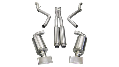 Corsa Xtreme Cat - Back Exhaust, Polished Tips 2008 - 2010 Challenger 6.1L - Speedlogix