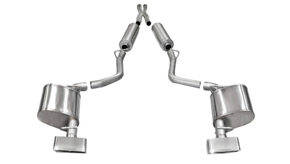 Corsa Xtreme Cat - Back Exhaust, Polished Tips 2011 - 2014 Challenger 5.7L - Speedlogix
