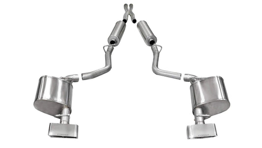 Corsa Xtreme Cat - Back Exhaust, Polished Tips 2011 - 2014 Challenger 5.7L - Speedlogix