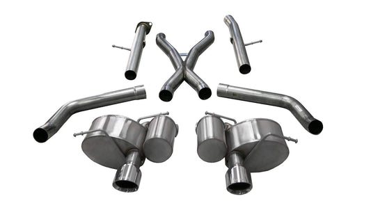 Corsa Xtreme Cat - Back Exhaust, Polished Tips 2012 - 2021 Grand Cherokee 392/6.4L - Speedlogix