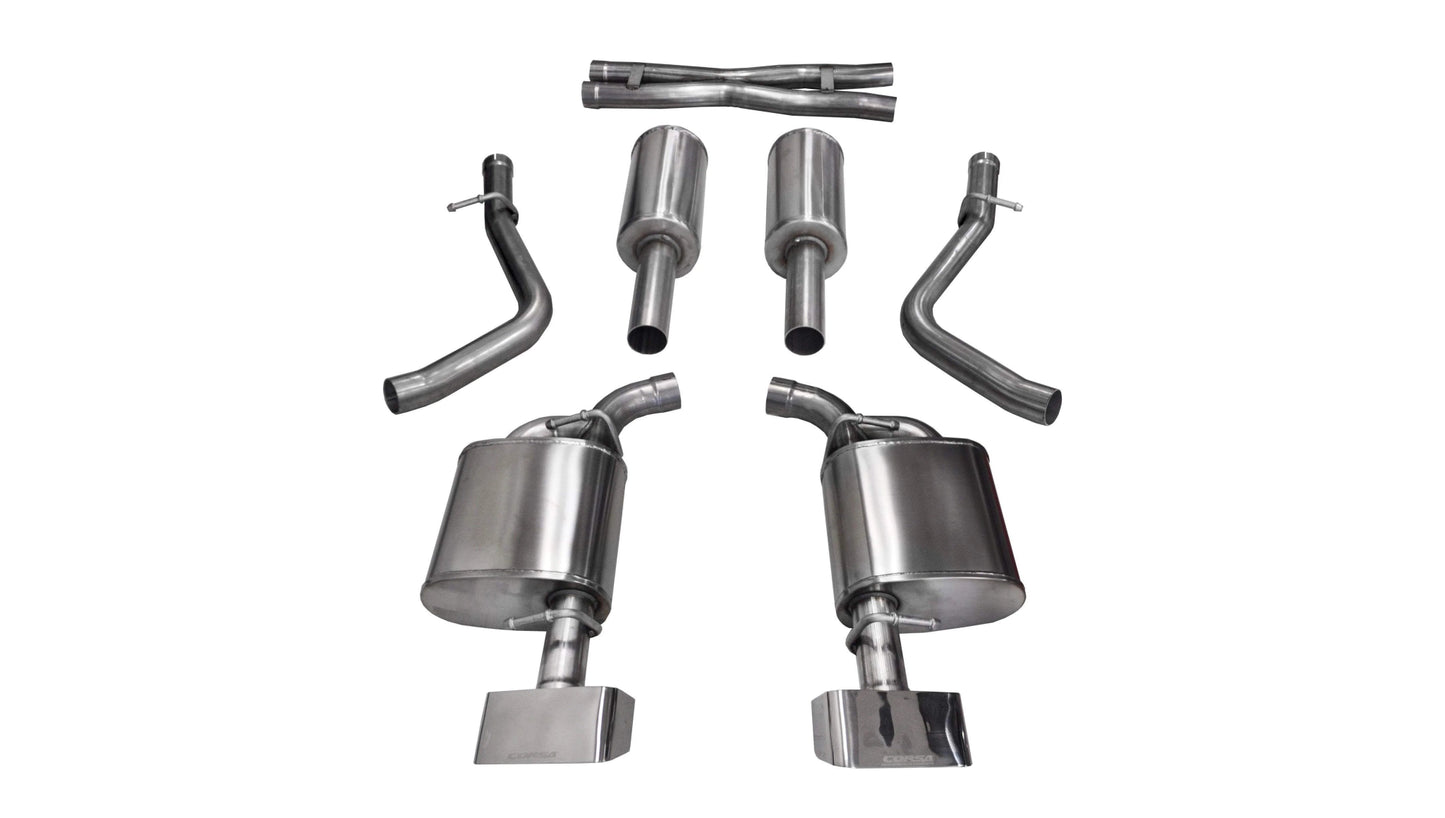 Corsa Xtreme Cat - Back Exhaust, Polished Tips 2015 - 2016 Challenger 5.7L - Speedlogix