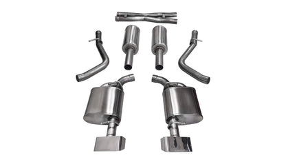 Corsa Xtreme Cat - Back Exhaust, Polished Tips 2015 - 2016 Challenger 5.7L - Speedlogix