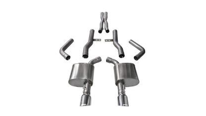 Corsa Xtreme Cat - Back Exhaust, Polished Tips 2015 - 2023 Charger 6.2L/392/6.4L - Speedlogix