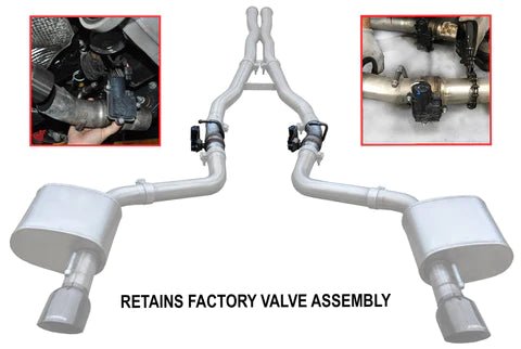 Corsa Xtreme Cat - Back Exhaust, Polished Tips 2015 - 2023 Charger 6.2L/392/6.4L - Speedlogix